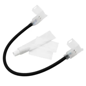 30 cm vandtæt mellemstykke til 230V LED strip (Slim COB)Perfekt til hjørner, stolper mm., 230V | Premium kvalitet