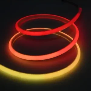 10m udendørs RGBIC Neon LED strip2 meter ledning, 10W/m, 576 LED pr. meter, 24V, IP67 | Spar nu