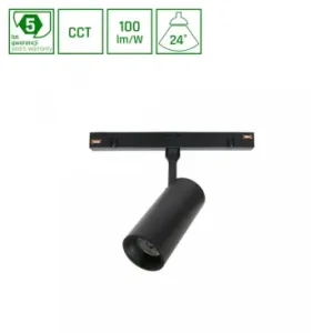 12W 48V skinnespot til Shift systemet, CCT48V, DC, System Shift spot | Netop ankommet