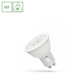 Spectrum LED 3/5/7W GU10230V, CCT, 38°, med linse | Spar ekstra