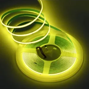 10m 9W/m Gul COB-LED strip24V DC, IP20, 320 LED/m | Tidsbegrænset