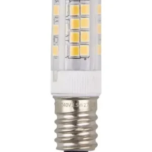 Meget populær | E14 3,5W dæmpbar LED pære5,3cm, 2700K, klar, Triac dæmpbar