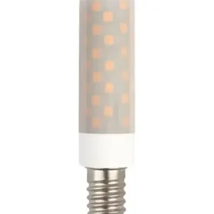 E14 6W LED rørpære8cm, 660lm, dæmpbar, opal glas | Favorit blandt kunder