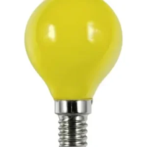 E14 1W LED kronepæreG45, Gul, Party Colour Premium | Næsten udsolgt