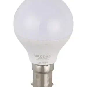 Prisnedsættelse - BA15d 3W LED kronepære, 12-60VG45, opal glas, 250lm, varm hvid