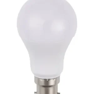 Spar ekstra - BA22d 10W LED pære, 12-60V810lm, A60, opal glas, 3000K