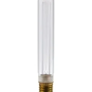 E27 2,5W dæmpbar LED vintage pære18,5cm, 2000K, klar glas, Tube - Kun i dag