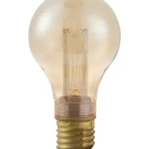 E27 2,5W dæmpbar LED vintagepæreA60, 1800K, guld glas, 65lm - Kan bestilles