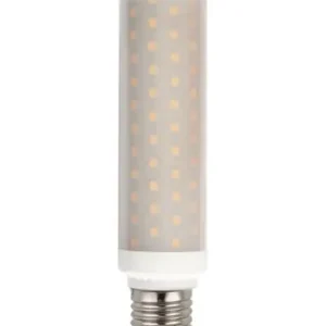 Outlet - E27 15W LED rørpære 14,9cm1600lm, dæmpbar, opal glas, AC/DC