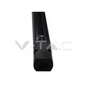 Toppris - V-Tac 1 meter skinne til skinnespotsSort, 3-faset, komplet med tilslutning og endeprop