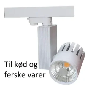 Tilbuddet slutter snart | 30W 3-faset skinnespot2700lm, Til kød