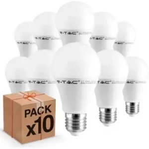 10 stk E27 9W LED pære200 grader - Nem betaling