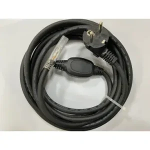 Stik til 230V LED strip (Type Q), IP67 vandtætInkl. endeprop, 5m, 230V - Hurtig afsendelse