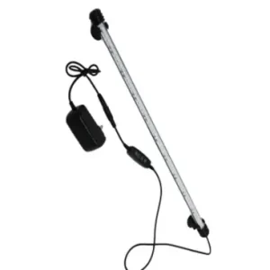 Stærkt tilbud - 48 cm akvarie armatur5W LED, hvid/blå, med sugekopper, IP67