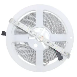 5 meter 12W/m RGB+WW LED strip24V DC, IP65, 60 LED pr. meter - Særtilbud