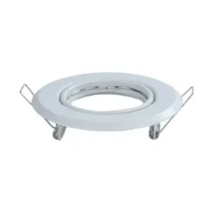 2 stk. MR16 eller GU10 Downlight kit, Hvid, Hul Ø7 cm, Mål Ø9,3 cm - Kundernes valg