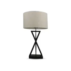 V-Tac moderne designer bordlampeHvid/sort, 1,5 meter ledning, E27 fatning, uden lyskilde | Kan bestilles