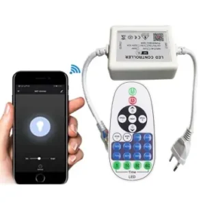 230V WiFi Smart Home dæmperInkl. endeprop, til 230V (Type Q), memory funktion, max 50 m - Eftertragtet