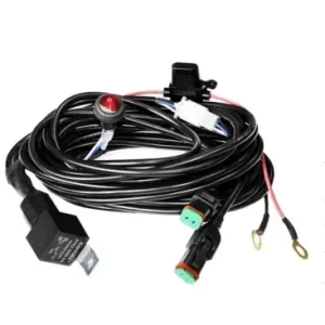 Tilbudspris - Kabel med afbryderArbejdslampe, Til 2 lamper, 2x15A, DT06-2S stik