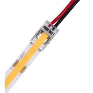 Tilbudspris | Lavprofil startstik til LED strip8mm, COB, enkeltfarvet, IP20, 5V-24V
