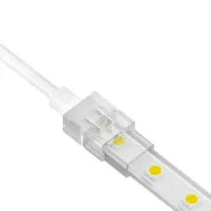 Vandtæt startstik til LED strip10mm, enkeltfarvet, IP68, 5V-24V - Eftertragtet