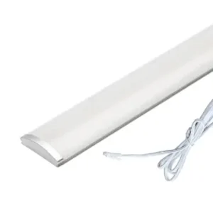1 meter LED skabsbelysning6mm høj, 12V DC, 9W, med endeprop - Spar mere