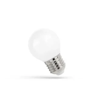 Tilbudspris - E27 4W LED kronepære100lm/W, mat glas, varm hvid
