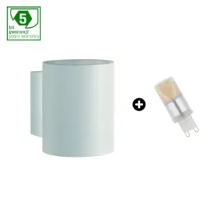 Sikker handel - Sæt Squalla G9 Rør + 4W LED pære3000K (Varm hvid)
