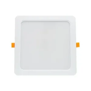Bedst sælgende | 24W 22 x 22 cm LED indbygningspanelIP54 udendørs, Hul 19,5 x 19,5 cm, Mål 22 x 22 cm