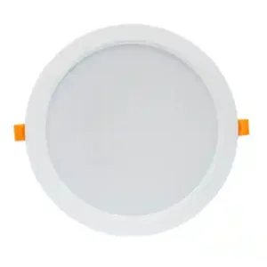 18W Ø17cm LED indbygningspanelIP54 udendørs, Hul Ø14,5 cm, Mål Ø17 cm - Toppris