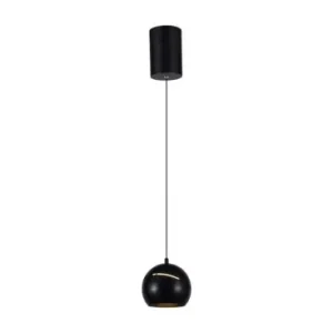 V-Tac LED lampeFlot loftlampe, Ø12, sort, inkl. ophæng | Skynd dig
