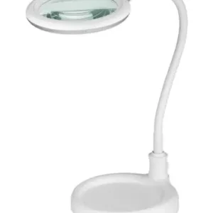 Outlet - LED luplampe m/svanehals 6WHvid, bordlampe, klemme og fod