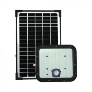 30W Solcelle projektør LEDIP65, Sort, inkl. solcelle, fjernbetjening, indbygget batteri | Populært produkt