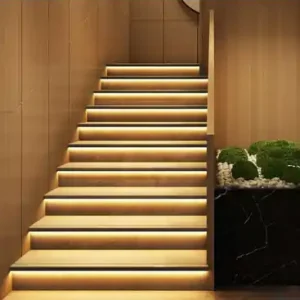 Trappe LED COB stripsæt 11W per trin24V DC, IP20, Op til 16 trin, med sensor + effekter | Lav pris