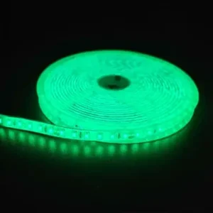 5m 10W/m Grøn LED strip24V DC, IP65, 120 LED pr. meter | Prisnedsættelse