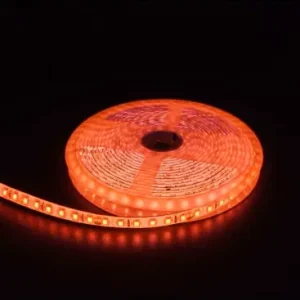 5m 10W/m Orange LED strip24V DC, IP65, 120 LED pr. meter - Særpris