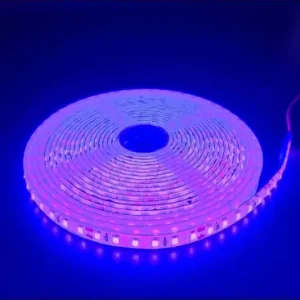 5m 10W/m Lilla LED strip24V DC, IP65, 120 LED pr. meter - Skynd dig