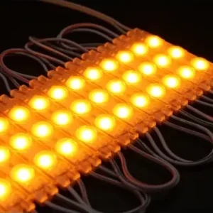1,1W LED modul12V DC, IP66, Vandtæt gul, Perfekt til skilte og specialløsninger | Hurtig forsendelse