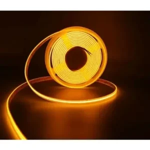 5m 10W/m Rav farve COB-LED strip24V DC, IP67, 320 LED pr. meter, COB LED | Leveres hurtigt