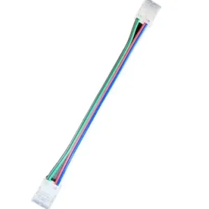 Supergod pris - Samler med ledning til LED strip10mm, RGB COB, IP20, 5V-24V