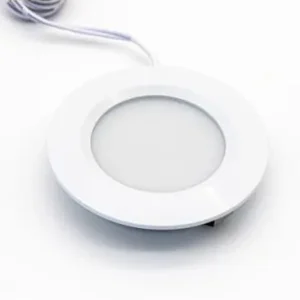 2,7W Ø6,8cm Reco68 møbelspot indbygning RA9212V DC, Hul Ø5,5 cm, Mål Ø6,8 cm, Mat hvid - Bestil i dag