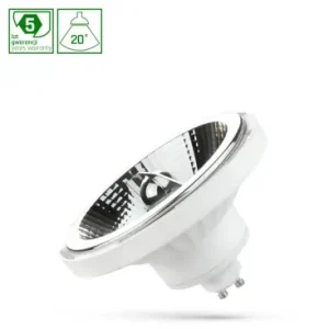 Bedst sælgende - 10W AR111 GU10 LED pære3000K (Varm hvid), hvid