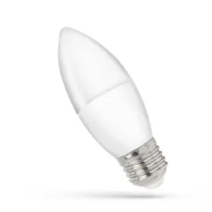 Sikker handel - E27 4W LED kertepæreC37, 200 grader, 230V