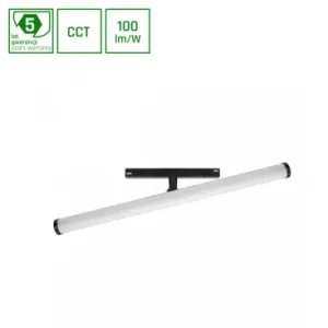 12W Dæmpbar SHIFT Beam Skinne Lys Ø28x40x7,5mm150°, CCT, Sort, Zigbee | Supergod pris