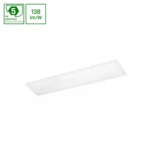 30x120 PHILIPS driver LED panel, 40W138lm/W, 6000K, 5 års producentgaranti, hvid kant - Fordelagtig pris