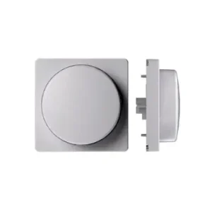 Tilbudspris | Front til ZigBee dreje lysdæmperLys grå