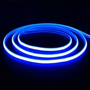 5m 11,5W/m Blå Neon COB strip230V, IP67, 288 LED, Kan klippes for hver 10cm | Nyhed i sortimentet