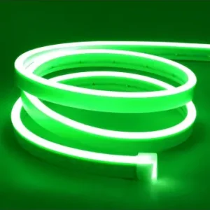 Spar nu | 8W pr. meter Grøn 8x16 CLIP-ON Neon Flex LED24V DC, IP67