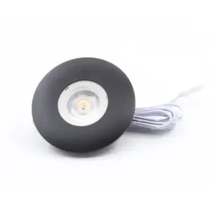 2,5W Ø6,8cm Cabi68 møbelspot RA9112V DC, Hul Ø5,5 cm, Mål Ø6,8 cm, Sort | Begrænset antal
