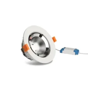10W Ø14cm DownlightHul Ø13 cm, Mål Ø14 cm, 800lm, Justerbar vinkel - Kampagnetilbud